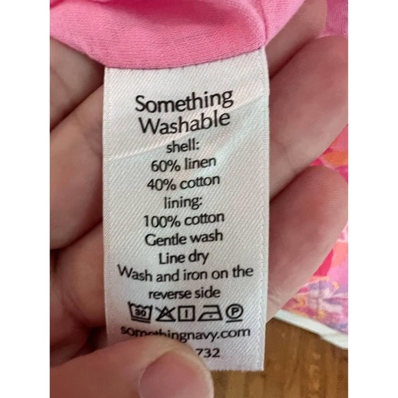 Something Navy Pink Floral One-Shoulder Mini Dress - Picture 5 of 5